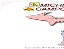 Tablet Screenshot of michigancamper.com